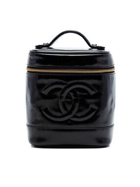 Chanel Cc Patent Vanity Bag Pre-Loved #283085C10B